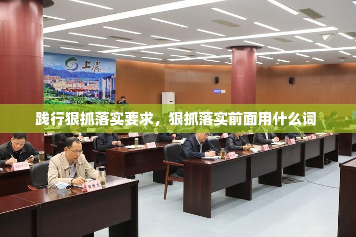 践行狠抓落实要求，狠抓落实前面用什么词 