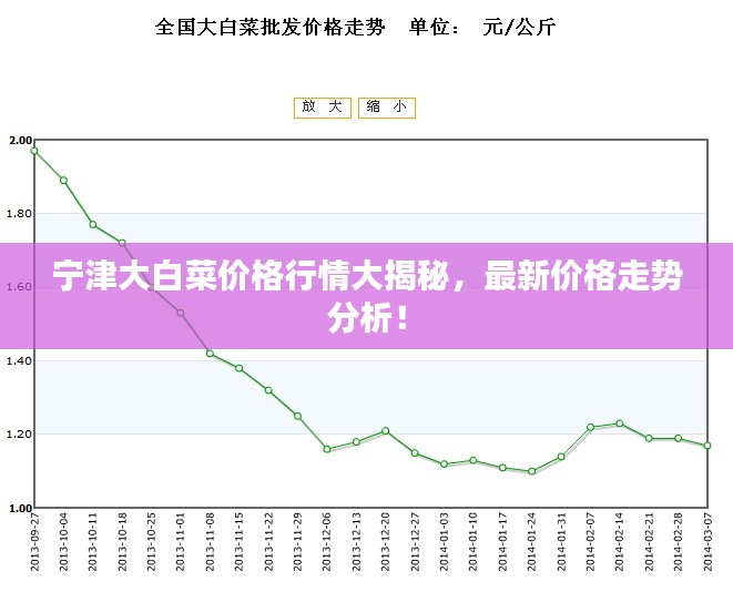 宁津大白菜价格行情大揭秘，最新价格走势分析！