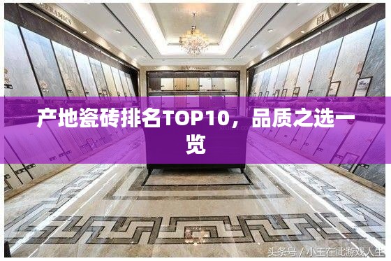 产地瓷砖排名TOP10，品质之选一览