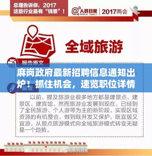 麻岗政府最新招聘信息通知出炉！抓住机会，速览职位详情